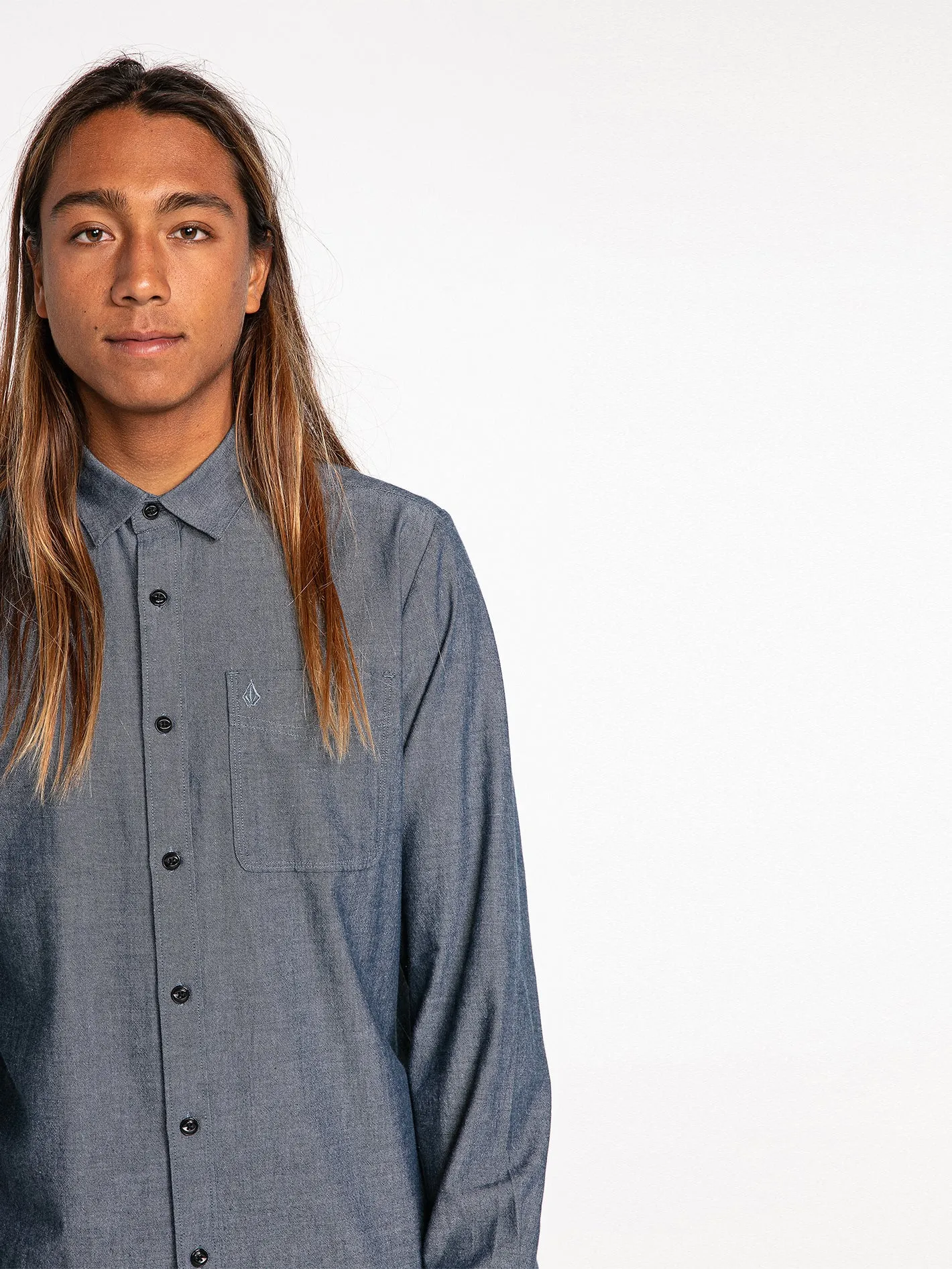 Date Knight Long Sleeve Shirt - Navy
