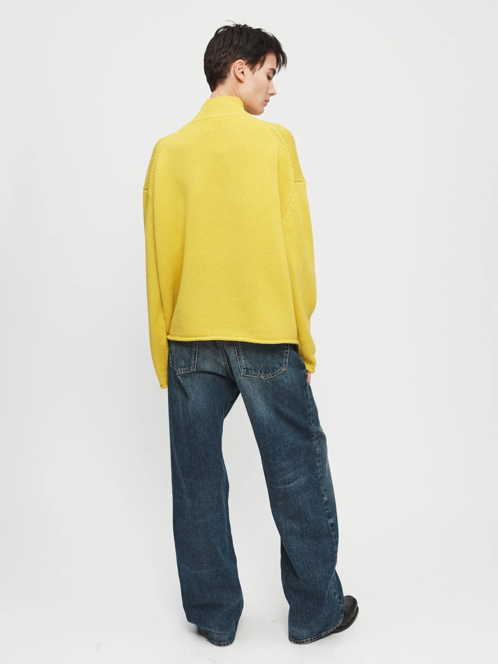Everyday Mockneck in Yellow
