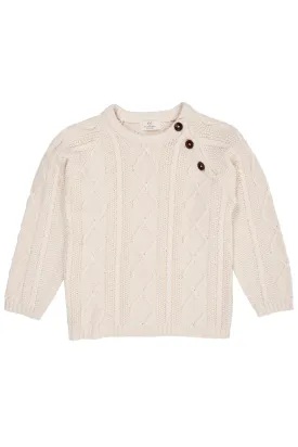 KNITTED JUMPER - CREAM