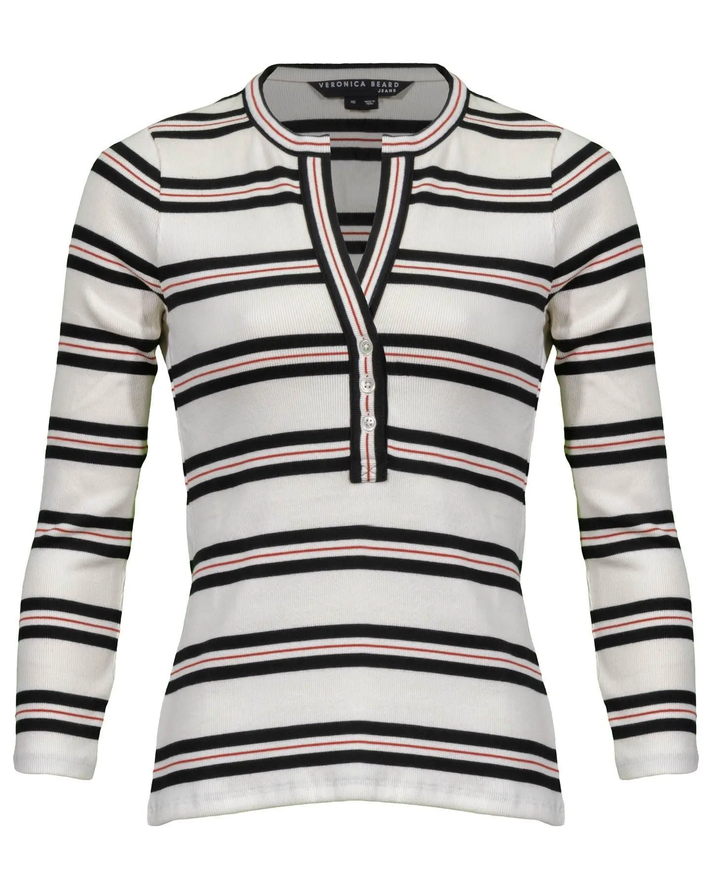 Melva Henley Stripe Pullover