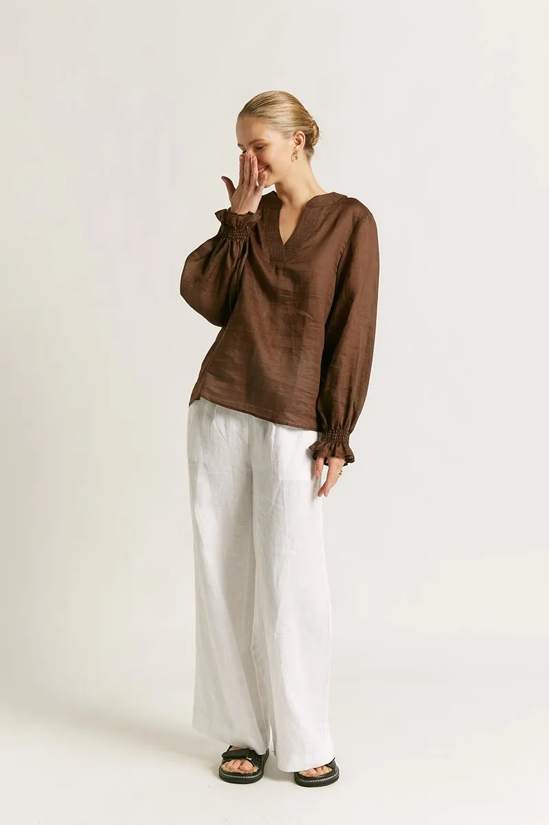 Oia Ramie Top