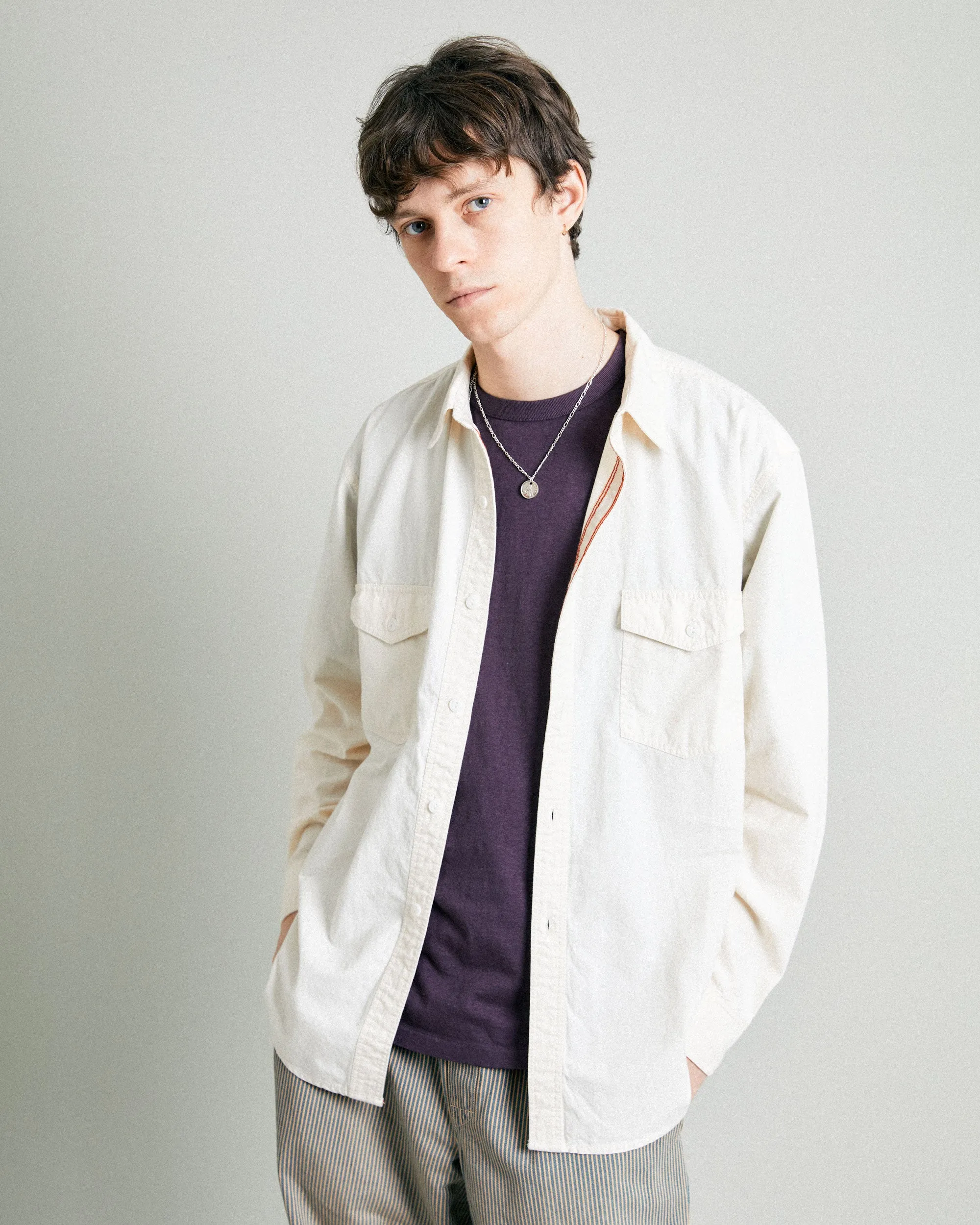 Rucker Chambray Shirt Natural