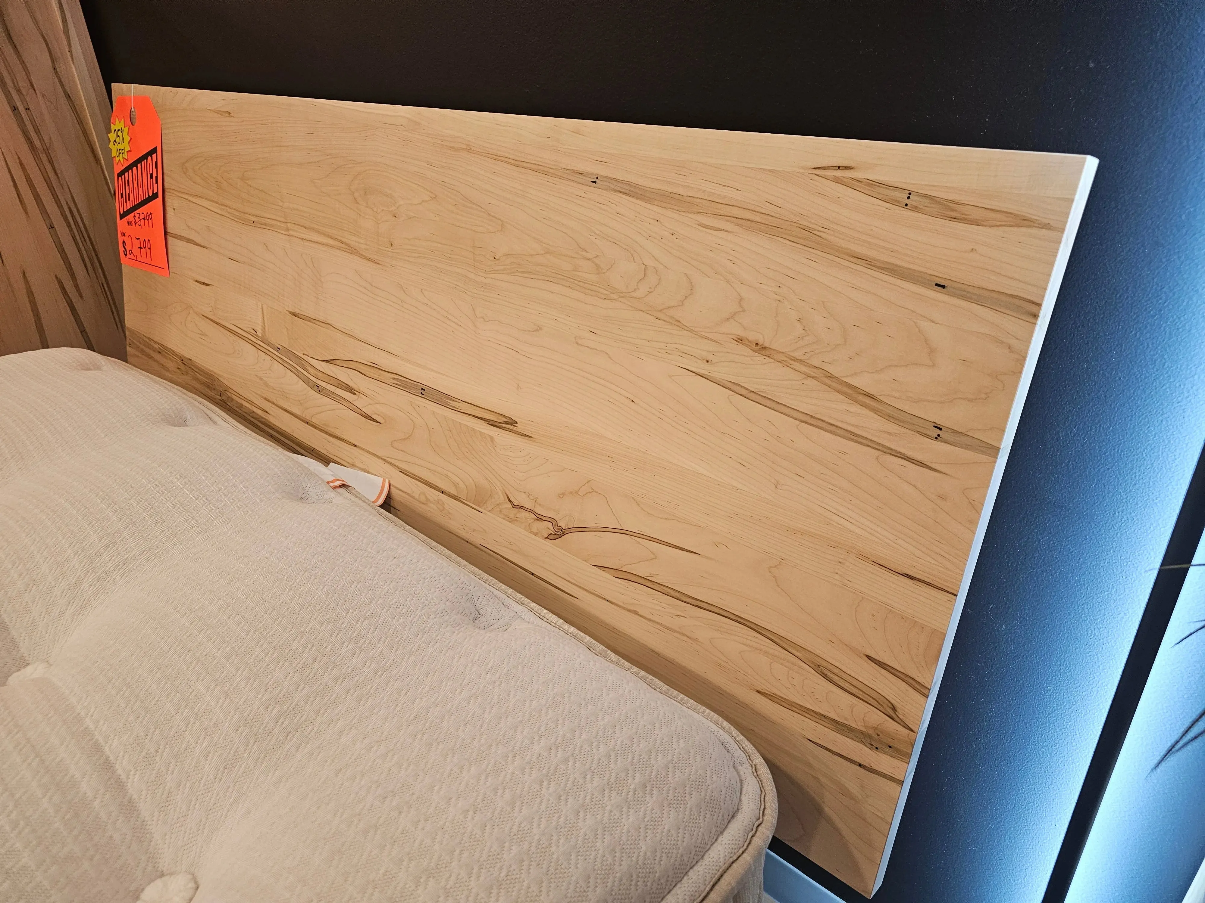 Solid Ambrosia Maple Amish platform bed was $3799