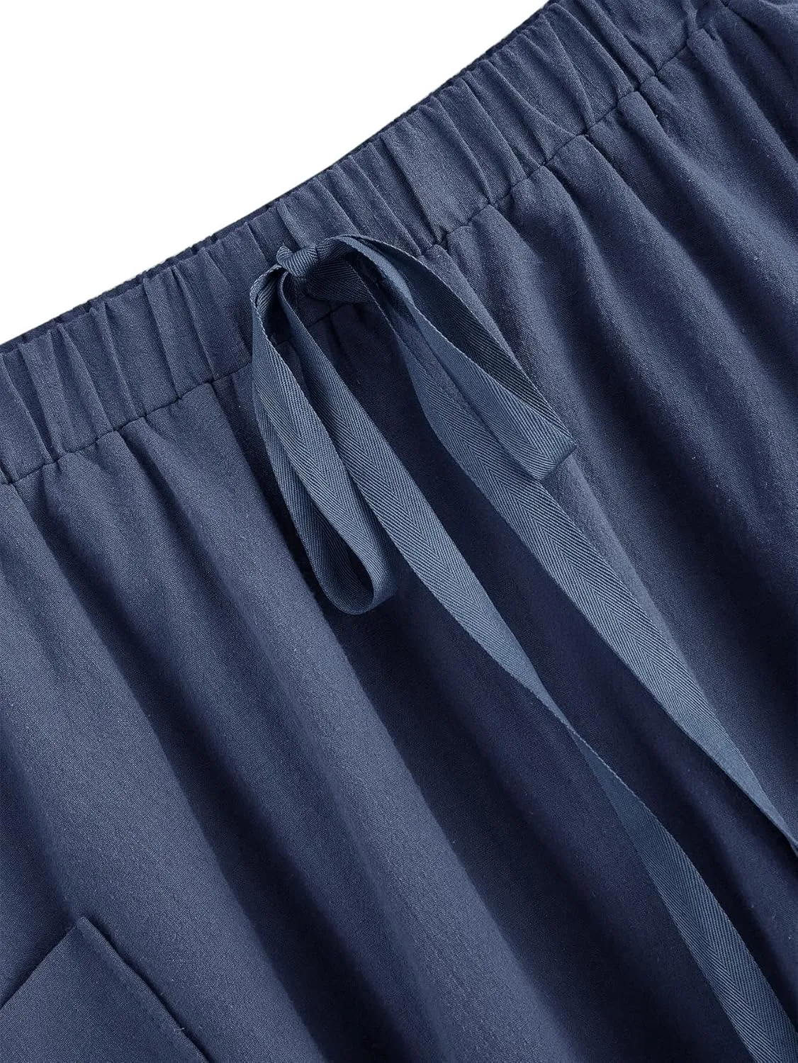 SweatyRocks Women's Casual High Waist Pleated A-Line Midi Skirt with Pocket